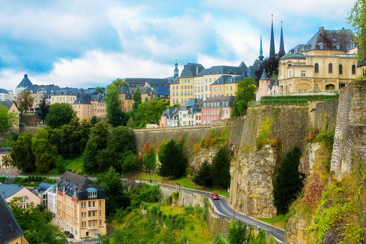 View on old Luxembourg City